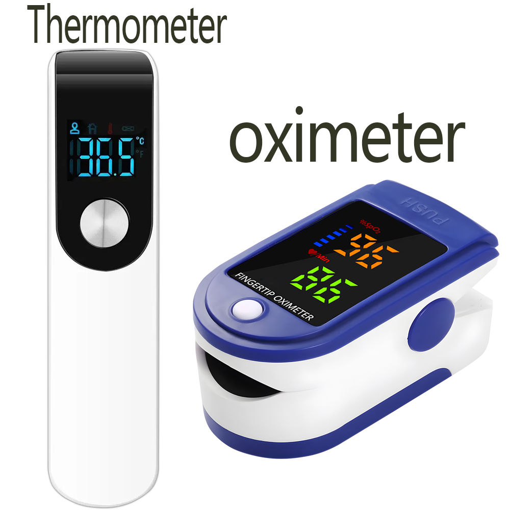 Pulse Oximeter - Termômetro de Testa Médico, Oxímetro de